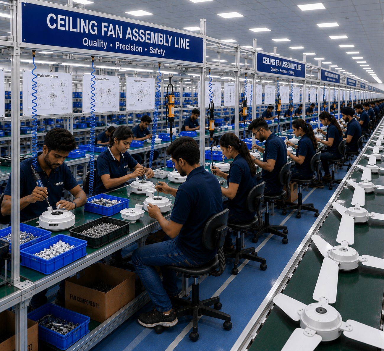 Ceiling Fan Assembling Service